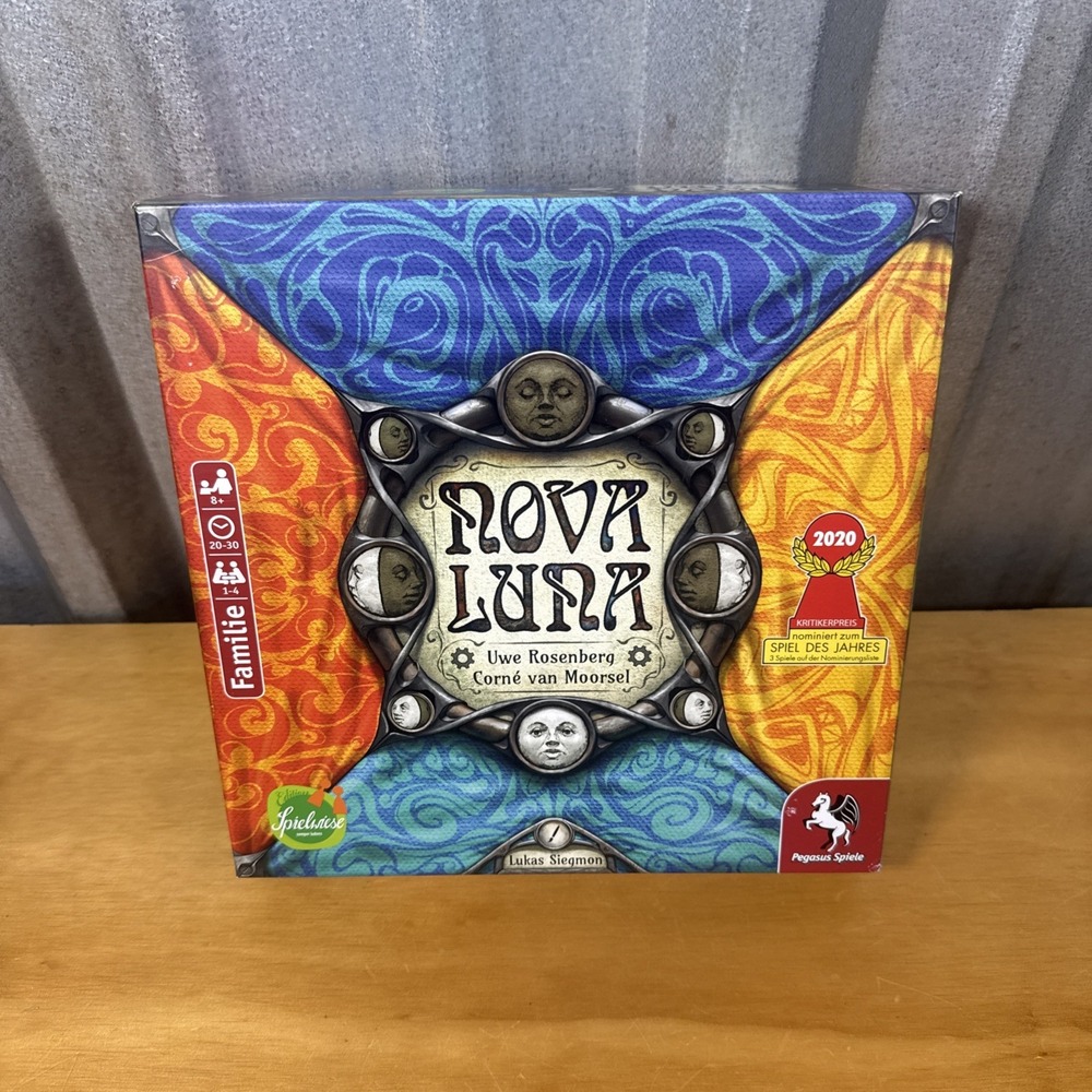 Nova Luna Spielwiese Edition Spiel des Jahres 2020 Nominated Board Game Complete